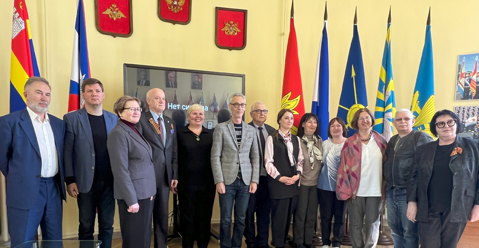 Делегация потомков московских ополченцев ВОВ посетила Калининград