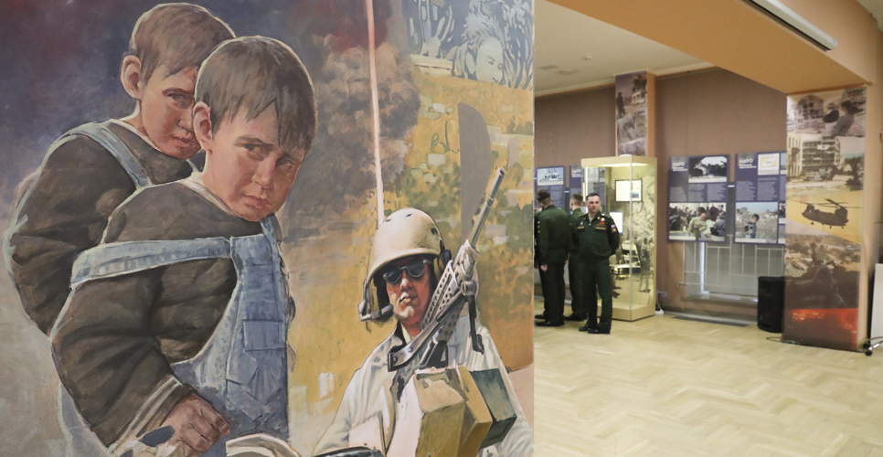 В ГЦМСИР прошло открытие выставки «НАТО. Хроника жестокости»