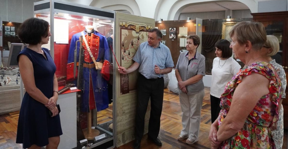 В Белгородском историко-краеведческом музее открылась выставка «Триумф под Полтавой»