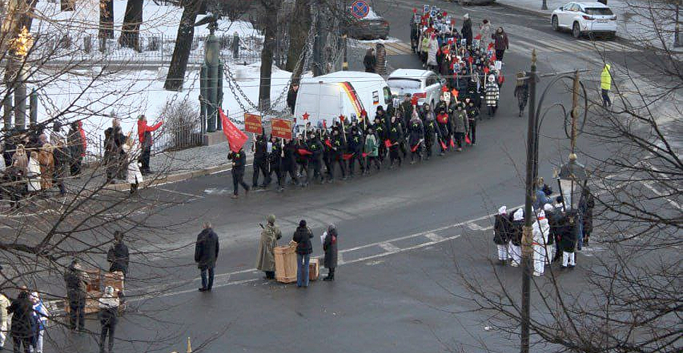 В Санкт-Петербурге прошёл парад-митинг, посвящённый 80-летию освобождения города от блокады