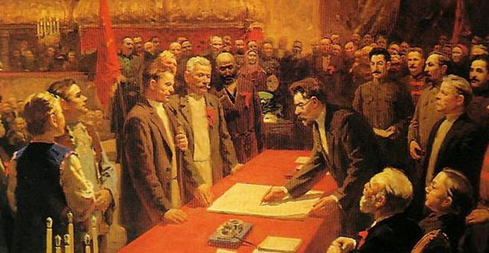 30 декабря 1922 года I Всесоюзный съезд Советов одобрил Договор об образовании СССР, положив тем самым начало истории Советского Союза