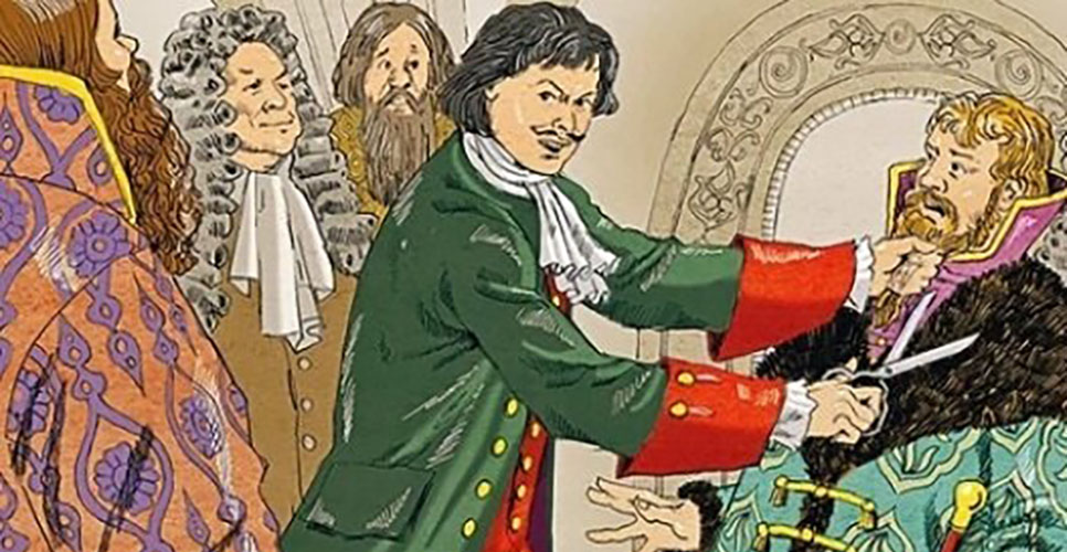 14 января 1700 года Пётр I повелел дворянам одеваться по европейской моде