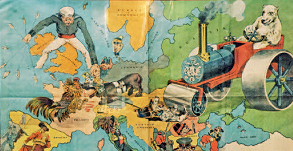 «Паровой каток» на просторах Европы. КарикаТур в историю