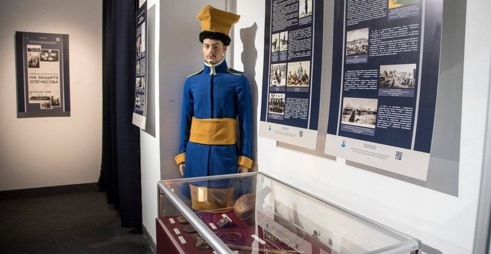 Выставка «Народы Астраханского края на защите Отечества» вернулась из Волгограда