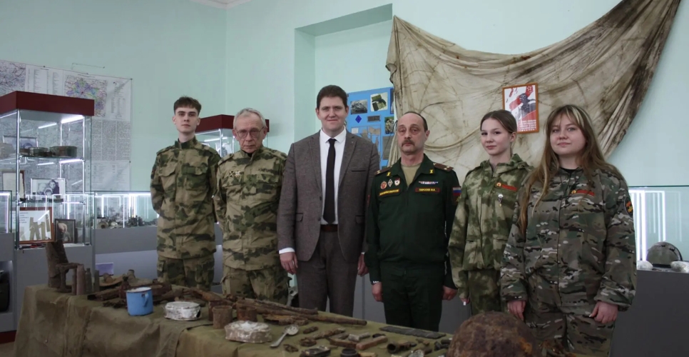 В Военный комиссариат Орловской области передали найденные поисковиками артефакты