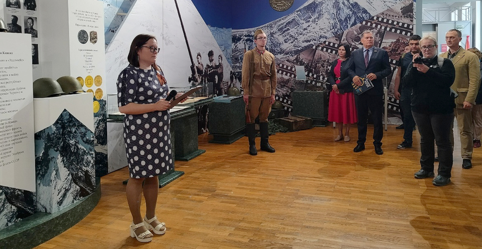 К 80-летию Победы в Битве за Кавказ в Уфе открылась выставка «Заоблачный фронт»