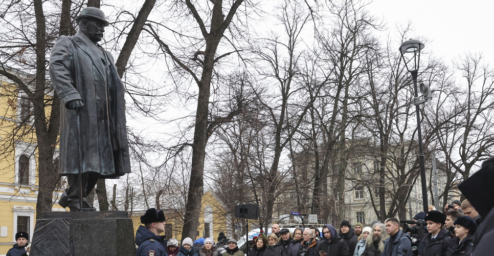 В Москве открылся первый в России памятник сыщику Аркадию Францевичу Кошко