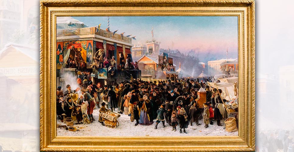 Выставка отреставрированной картины К. Маковского в Михайловском дворце Русского музея