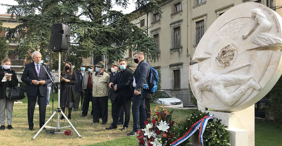В Италии открыли памятник советскому партизану Вилли