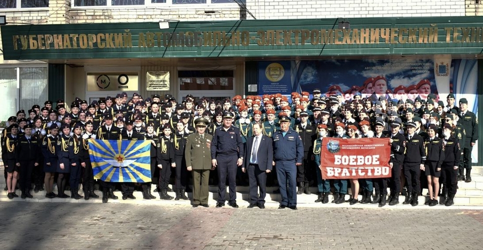 Балаковские кадеты получили опыт работы с проектом «Память народа»