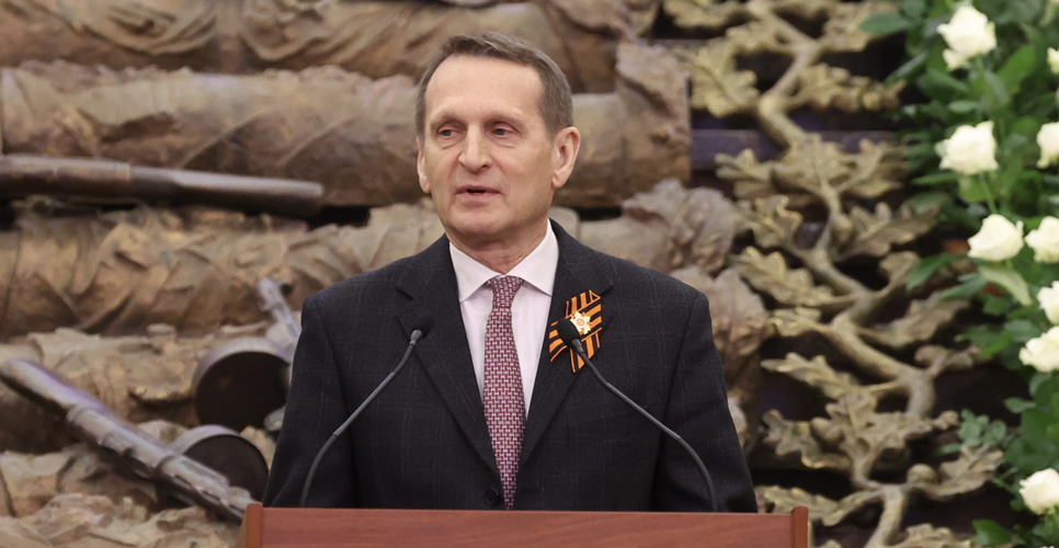 Выступление Председателя Российского исторического общества Сергея Нарышкина перед участниками VIII Международной патриотической историко-просветительской акции «Диктант Победы»