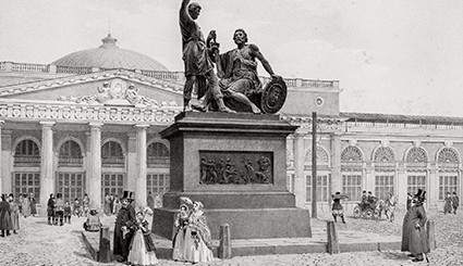 Реставрация памятника Кузьме Минину и князю Дмитрию Пожарскому